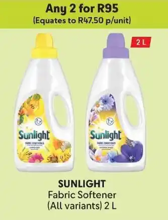 Makro SUNLIGHT Fabric Softener offer