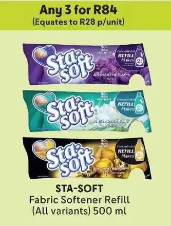 Makro STA-SOFT Fabric Softener Refill offer