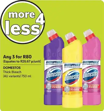 Makro DOMESTOS Thick Bleach offer