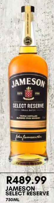 Prestons Jameson select reserve offer