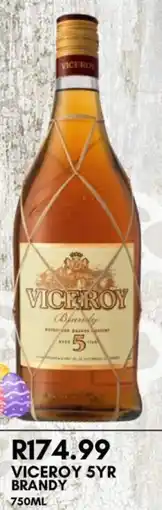 Prestons Viceroy 5yr brandy offer