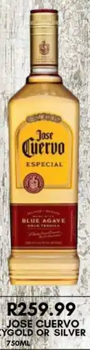 Jose Cuervo Gold or Silver