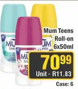 J&E Cash and Carry Mum Teens Roll-on offer