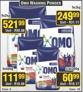 J&E Cash and Carry Omo Washing Powder offer