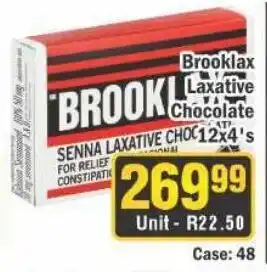 J&E Cash and Carry Brooklax Laxative Chocolate offer