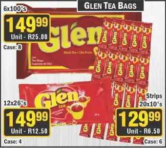 J&E Cash and Carry Glen Tea Bags offer