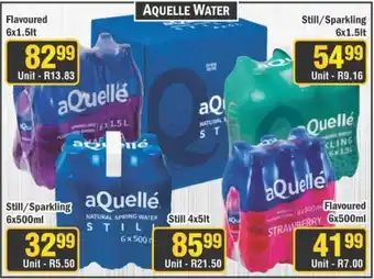 J&E Cash and Carry Aquelle Water offer