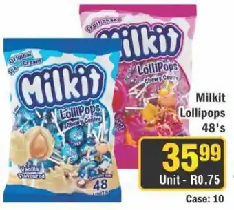 J&E Cash and Carry Milkit Lollipops offer