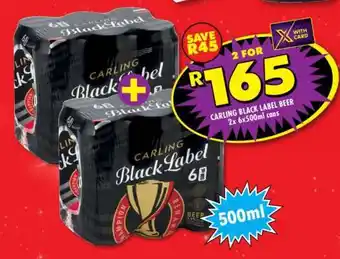 Shoprite CARLING BLACK LABEL BEER offer
