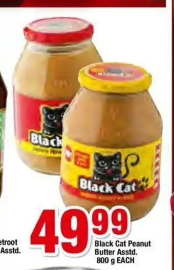 OK Foods Black Cat Peanut Butter Asstd 800g each offer