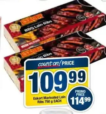 OK Foods Eskort Marinated Loin Ribs 750g each offer