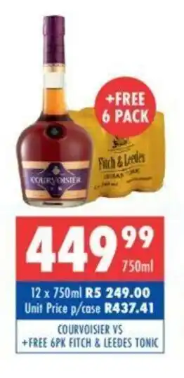 Ultra Liquors Courvoisier VS 750ml offer