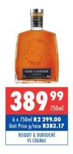 Bisquit & Dubouche VS Cognac 750ml