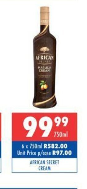 African Secret Cream 750ml