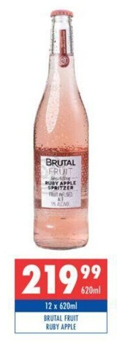 Ultra Liquors Brutal Fruit Ruby Apple 12 x 620ml offer