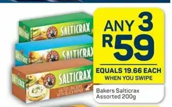Bakers Salticrax Assorted 200g