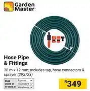 Builders Warehouse Garden Master Hose Pipe & Fittings offer