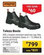 Builders Warehouse Interceptor Teleza Boots offer