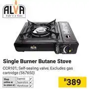 Builders Warehouse Alva Single Burner Butane Stove CCR101 offer