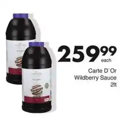Save Carte D'Or Wildberry Sauce offer