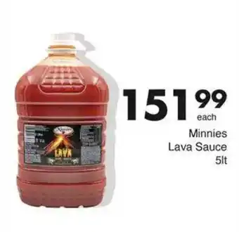 Save Minnies Lava Sauce offer
