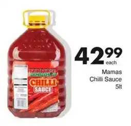 Save Mamas Chilli Sauce offer