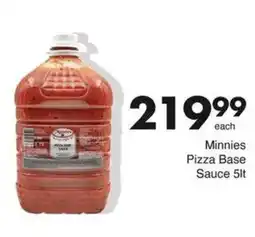 Save Minnies Pizza Base Sauce offer
