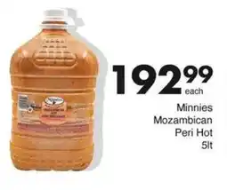 Save Minnies Mozambican Peri Hot offer