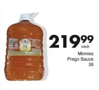 Save Minnies Prego Sauce offer