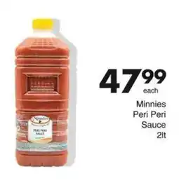 Save Minnies Peri Peri Sauce offer