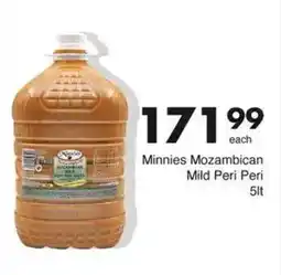 Save Minnies Mozambican Mild Peri Peri offer