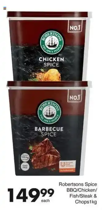 Save Robertsons Spice BBQ/ Chicken/ Fish/ Steak & Chops offer
