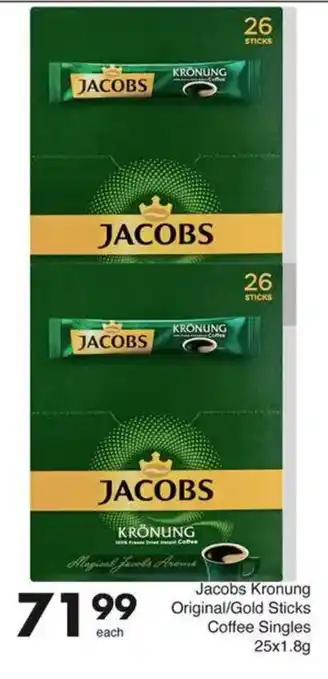Save Jacobs Kronung Original/Gold Sticks Coffee Singles offer