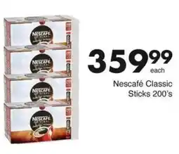 Save Nescafé Classic Sticks offer