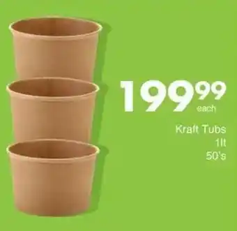 Save Kraft Tubs offer