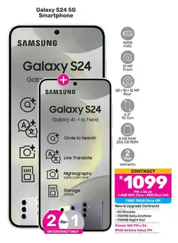 Game SAMSUNG Galaxy S24 5G Smartphone offer