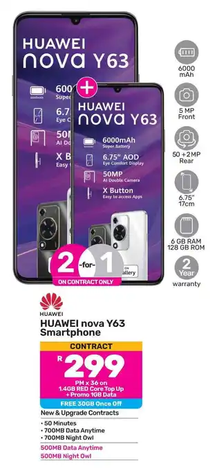 Game HUAWEI Nova Y63 Smartphone offer