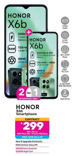 Game HONOR X6b Smartphone offer