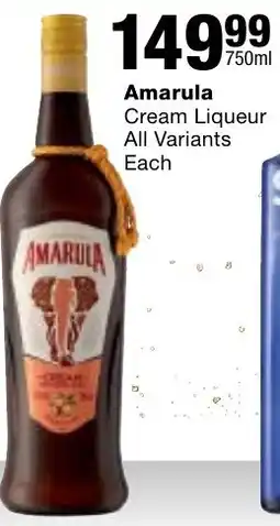 Checkers Liquor Shop Amarula Cream Liqueur All Variants Each offer