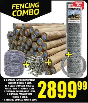 Boxer Fencing Combo offer