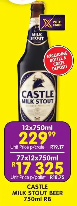 Shoprite Liquor Castle milk stout beer rb offer