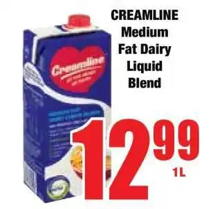 Boxer CREAMLINE Medium Fat Dairy Liquid Blend offer