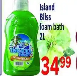 Supa Store Island Bliss foam bath offer