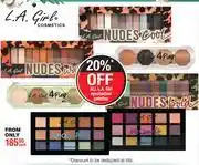 Dis-Chem L.A.Girl Eyeshadow Palettes-Each offer