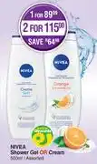 Dis-Chem Nivea Shower Gel Or Cream Assorted-500ml offer