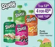 Dis-Chem Squish Puree Pouches Assorted-110ml Each offer