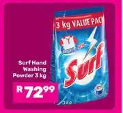 Game Surf Hand Washing Powder-3Kg offer