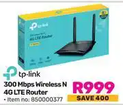 Game TP-Link 300 Mbps Wireless N 4G LTE Router offer
