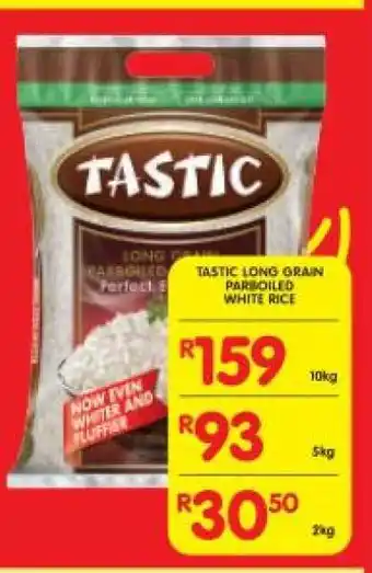 Shoprite Tastic Long Grain Parboiled White Rice offer