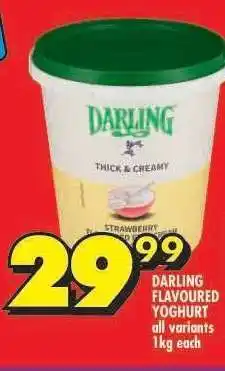 Shoprite DARLING FLAVOURED YOGHURT offer
